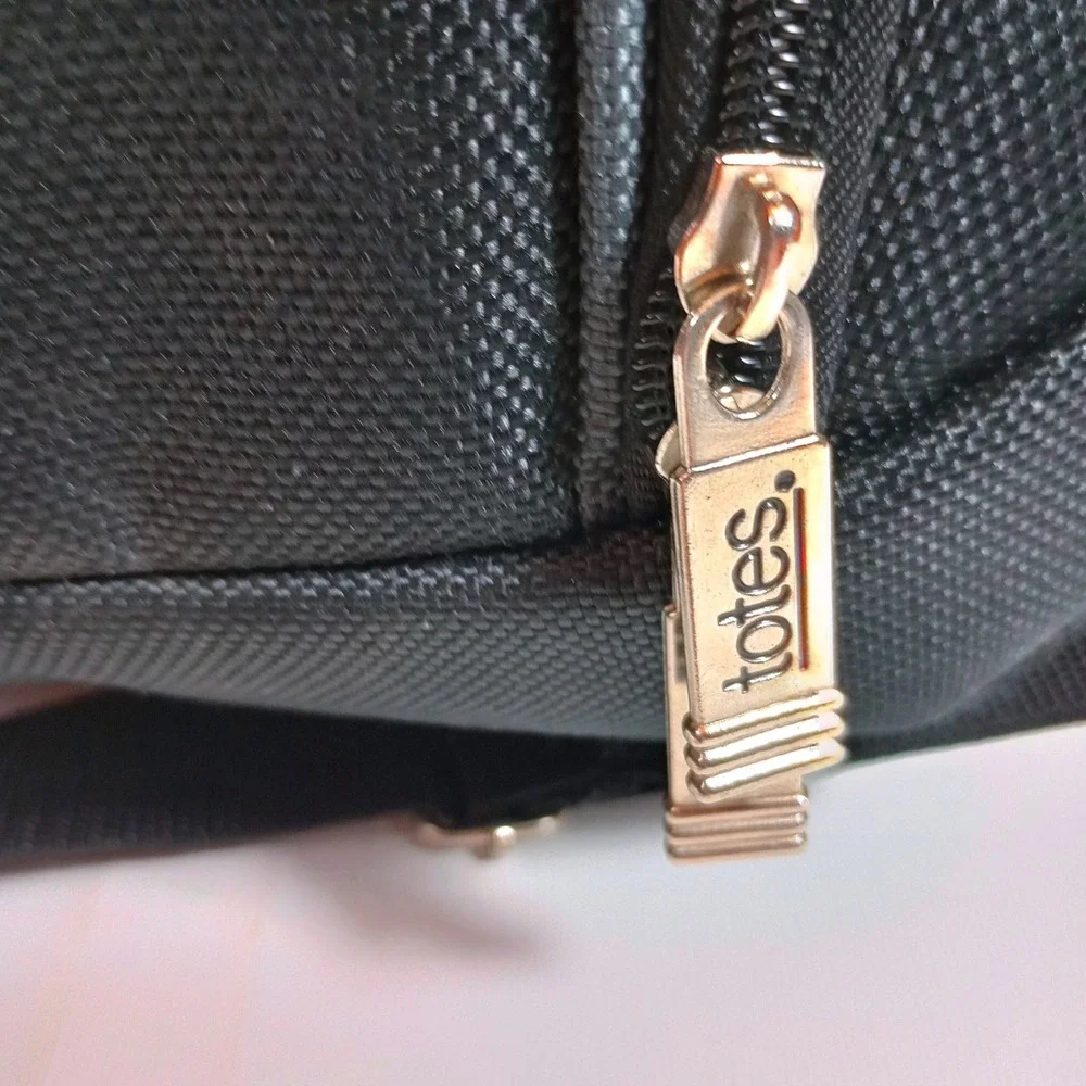 Totes Messenger Bag Medium Black Red Good Travel Crossbody Laptop Briefcase Bag